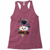 who loves papillon Racerback Tank