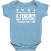 teachers help everyone Baby Onesie