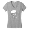 cool drink beer t shirt Women's V-Neck T-Shirt