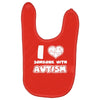 i love someone with autism Baby Bibs