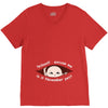 November Peeking Out Asian Baby Boy V-Neck Tee