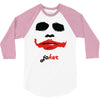 visage joker yeux ferm&eacute;s 3/4 Sleeve Shirt