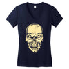 dead halloween head Women's V-Neck T-Shirt