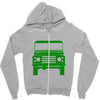 defender land rover Zipper Hoodie