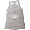 i will cut you Racerback Tank