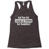 did you have a bowl of stupid for breakfast Racerback Tank