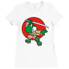 yoshi en ninja Ladies Fitted T-Shirt