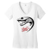 snake head Women's V-Neck T-Shirt