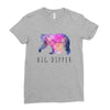 Big Dipper with Galaxy Ladies Fitted T-Shirt
