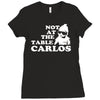 not at the table carlos hangover Ladies Fitted T-Shirt