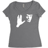 spock star trek leonard nimoy tribute Women's Triblend Scoop T-shirt