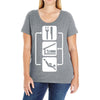 v2 eat sleep scuba dive Ladies Curvy T-Shirt