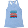 push me around grandpa Racerback Tank