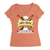 funny  creek paddle shop, ideal gift, birthday present Women's Triblend Scoop T-shirt