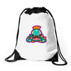 deep sea fang Drawstring Bags