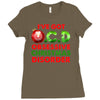 ocd obsessive christmas disorder Ladies Fitted T-Shirt