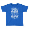Real Kings Are Born On December 19 Toddler T-shirt