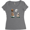 are you my mummy   orange version Women's Triblend Scoop T-shirt
