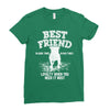 Best Friend Pitbull Ladies Fitted T-Shirt