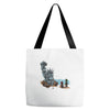 the planet of the kong Tote Bags