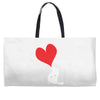bird love heart animal graph note music party pop art gift Weekender Totes