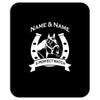 personalised pony horse and rider Mousepad