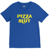 pizza slut funny diet gym workout new V-Neck Tee