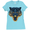 tiger fire Ladies Fitted T-Shirt