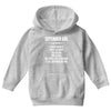 Super September Girl Youth Hoodie