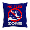 no flex zone arm gym workout Throw Pillow