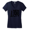 new york freedom Women's V-Neck T-Shirt