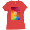 initials c Ladies Fitted T-Shirt