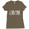 i tore mommy a new one Ladies Fitted T-Shirt