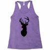 deer skull christmas Racerback Tank