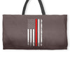 Vintage American Flag Weekender Totes