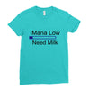 gaming mana low need milk Ladies Fitted T-Shirt