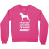 not just a dog person i'm a boxer mommy! Crewneck Sweatshirt