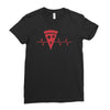 pizza is life Ladies Fitted T-Shirt
