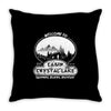 camp crystal lake est 1935 Throw Pillow