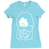 snow man Ladies Fitted T-Shirt