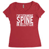 i've seen more spine in jellyfish Women's Triblend Scoop T-shirt