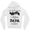 i ve been called a lot of names in my lifetime but papa is my favorite Zipper Hoodie