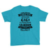 Super Cool Gigi Of A Freaking Awesome Grandson Youth Tee