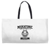 miskatonic university Weekender Totes