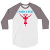 i need a hug 3/4 Sleeve Shirt