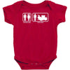 drums   problem solved   mens funny Baby Bodysuit