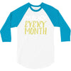 i'm black every month 3/4 Sleeve Shirt