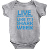 shark week live every week Baby Onesie