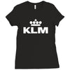 klm dutch airline Ladies Fitted T-Shirt
