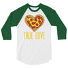 true love heart 3/4 Sleeve Shirt